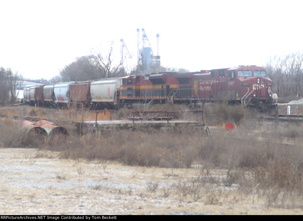 Pulling past the feed mill